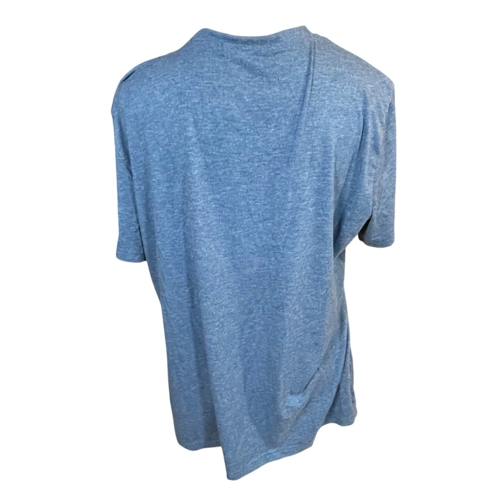 Blue T-Shirt with Mushroom Print - Picture 3 of 7